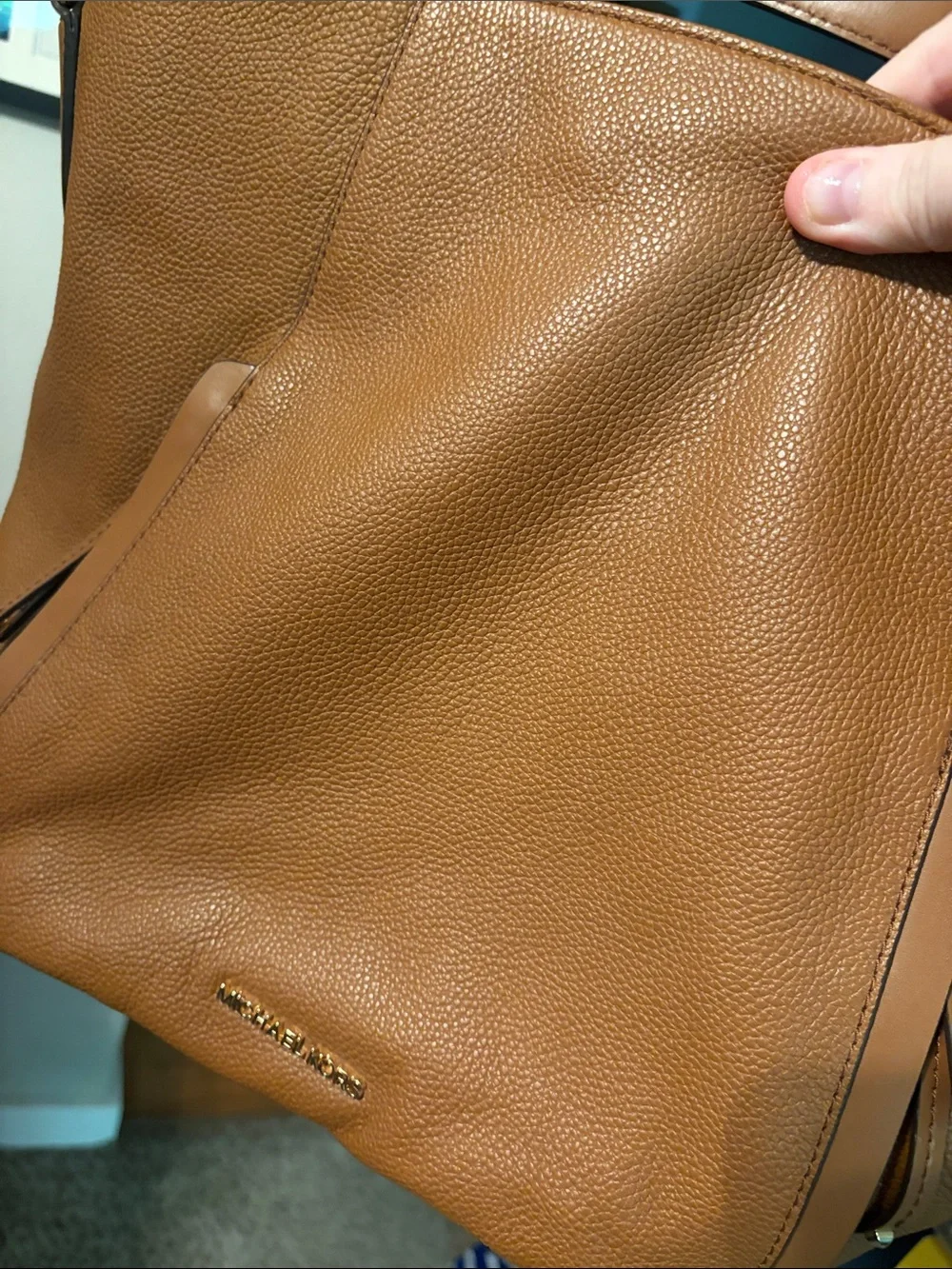 Michael Kors Brown Leather Evie Bag
